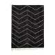 Tapis marocain moderne noir