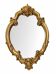 Golden wall mirror in Louis XV style