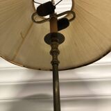 Brass floor lamp
