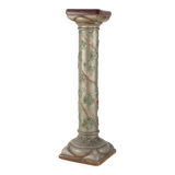 Art Nouveau console or pied de stall in glazed plaster, 1920s