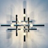 Mid-century Swiss space-age wall lamps or ceiling lights by Temde, 1960s.