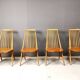 Mid century scandinavian dining chairs, 1960s