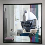Art/Design Mirror by Eugenio Carmi for Acerbis 1980's