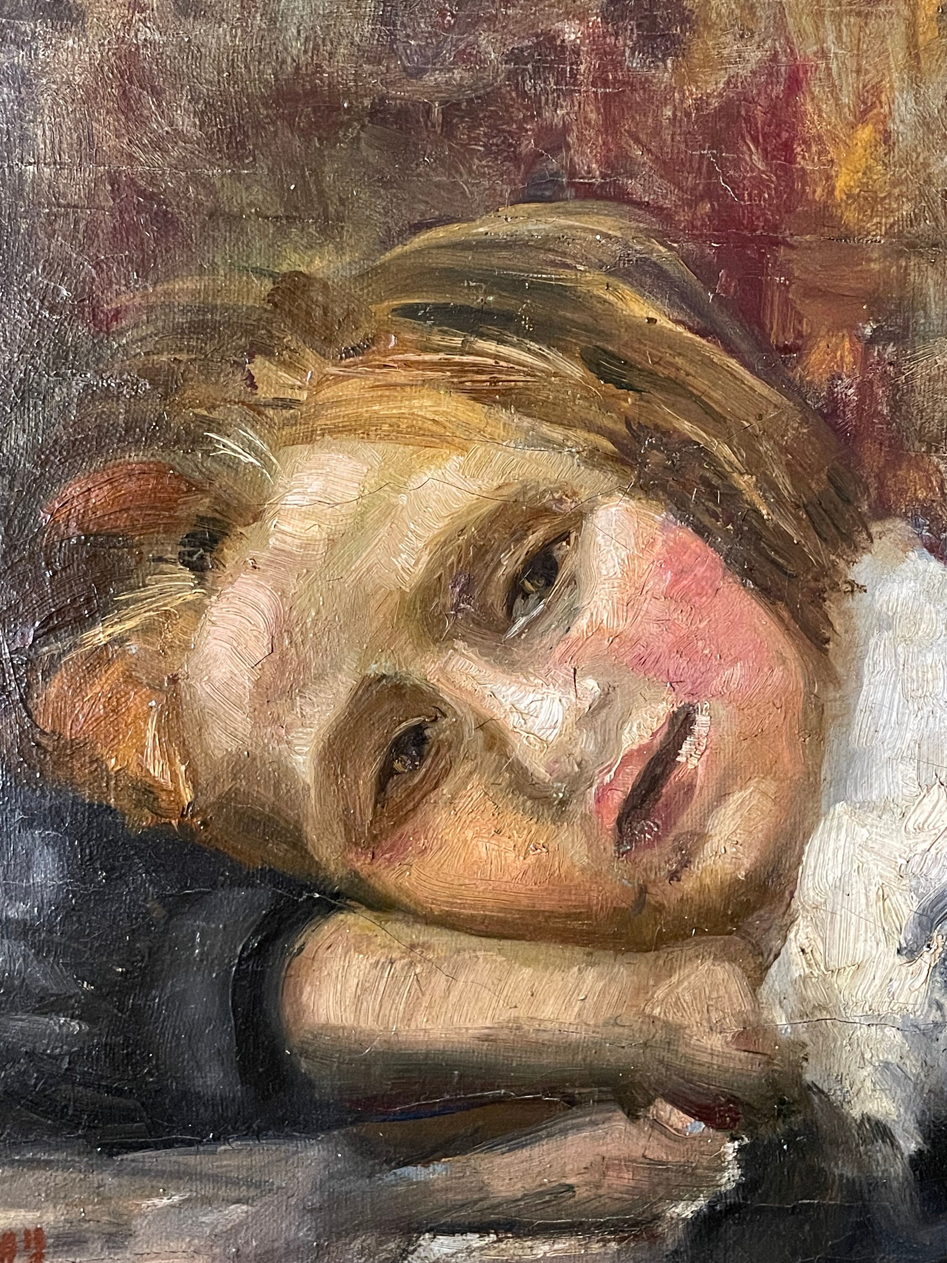Portrait de fillette XIXème