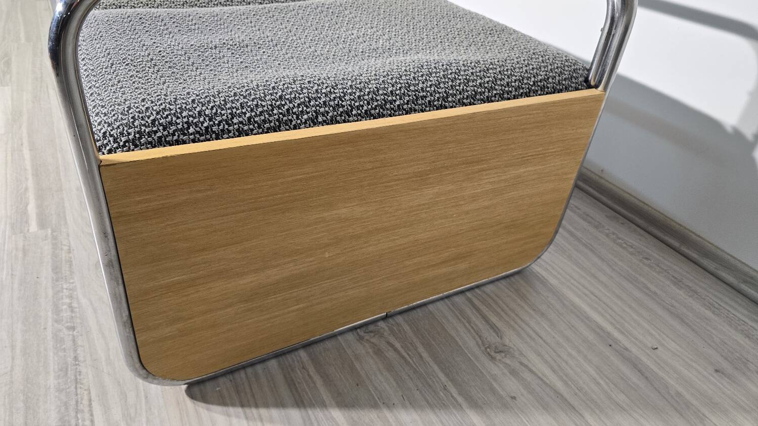 Bauhaus Chrome Sofa by Robert Slezak for Slezak Factories, 1930s