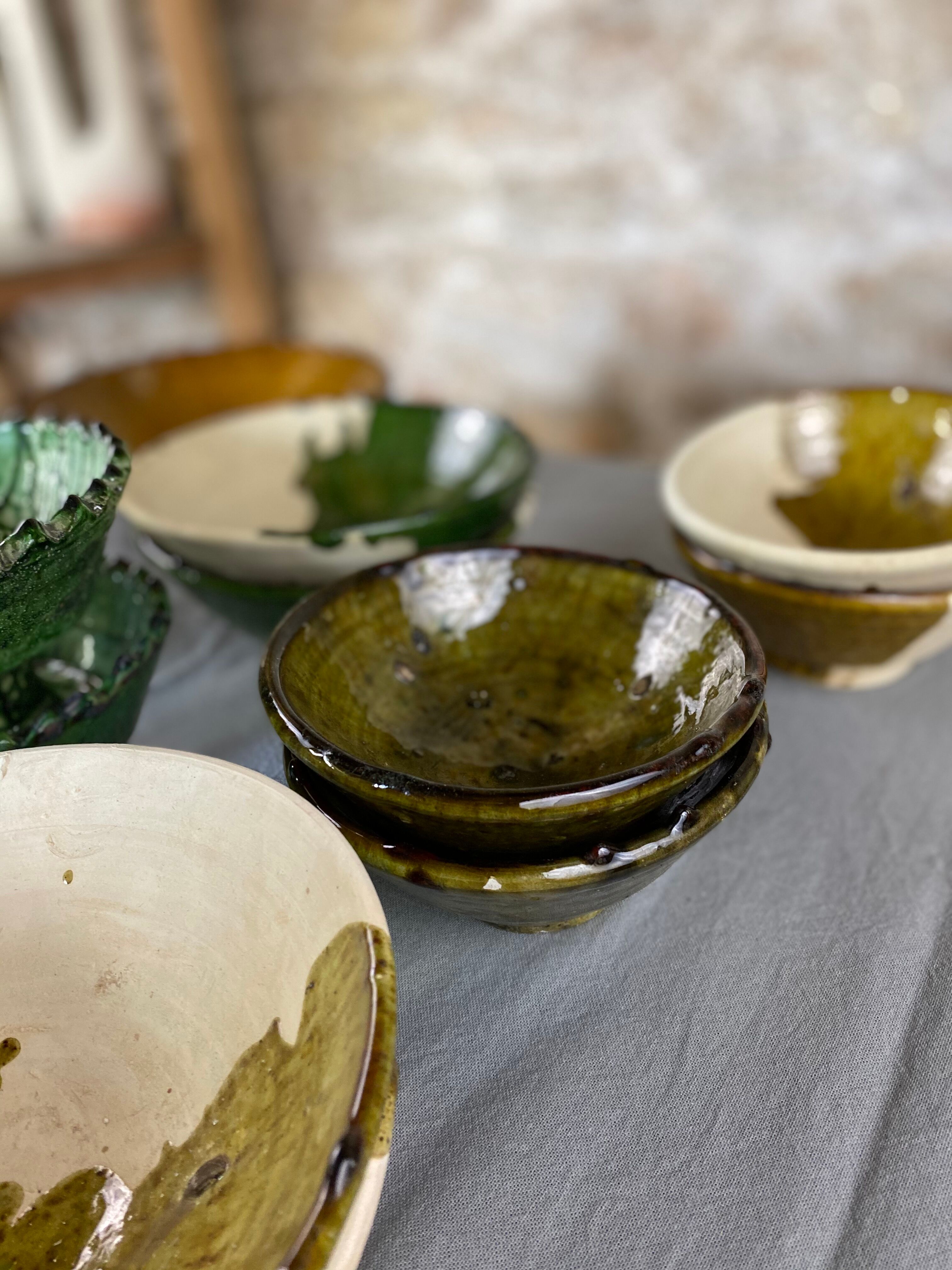 Glazed terracotta bowl