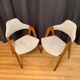 Pair of Compass chairs by Kai Kristiansen, SVA Møbler, Denmark, 1960s