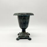 Pair of "Médicis" vases in verdigris – 1950s