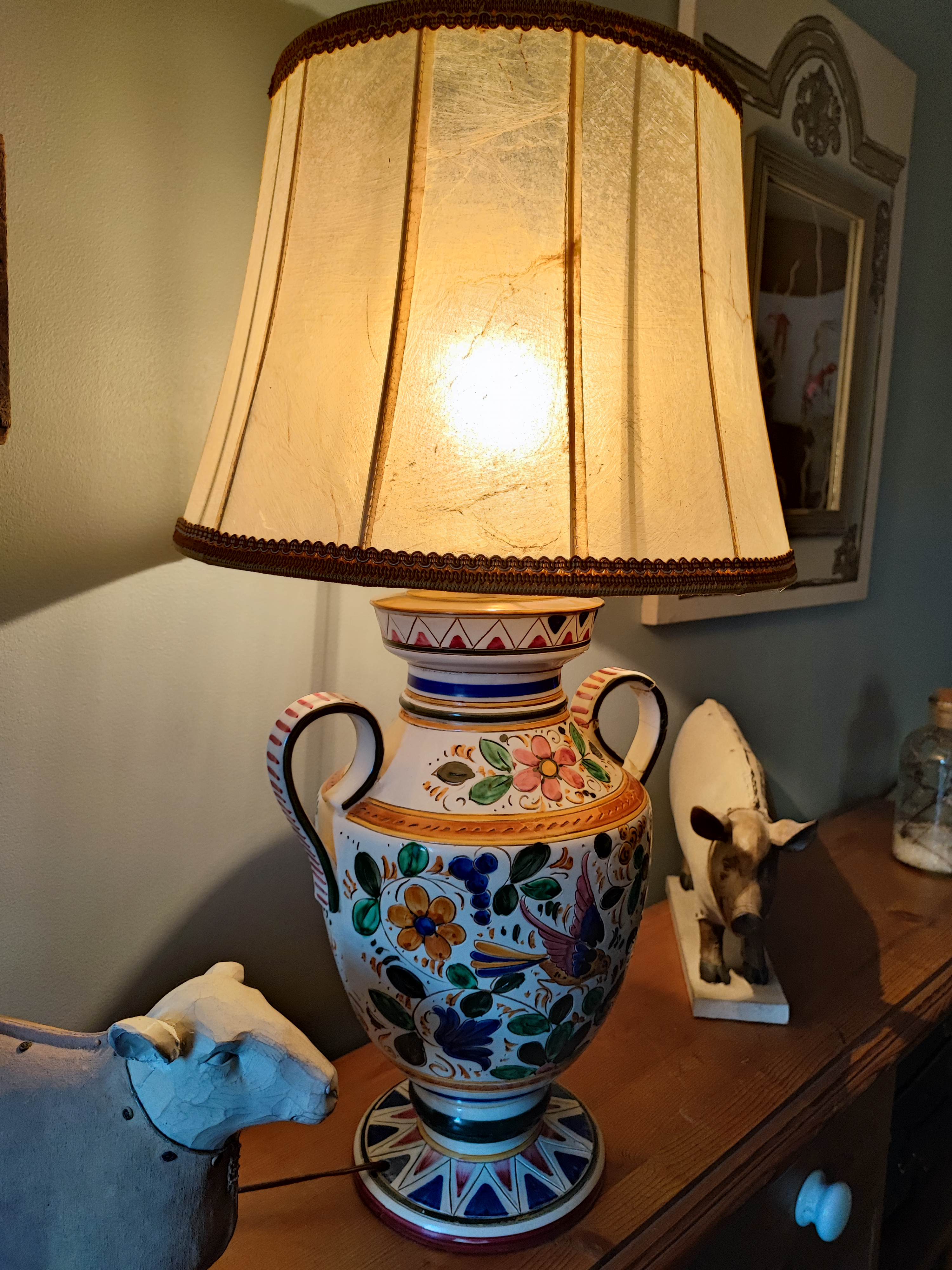 Ceramic lamp Alberto DERUTA