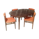 Table palissandre et 4 chaises Gudme Mobelfabrik