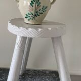 Painted brutalist stool