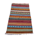 Carpet kilim multicolor wool handmade 195x115cm