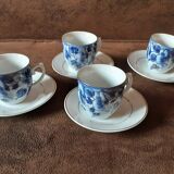 Lot de 4 tasses  et soucoupes Romania