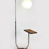 Lampadaire Art Déco Bauhaus restauré par Jindrich Halabala, 1940s