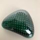 Murano glass bullicante "green" bowl element shell ashtray murano, italy, 1970s