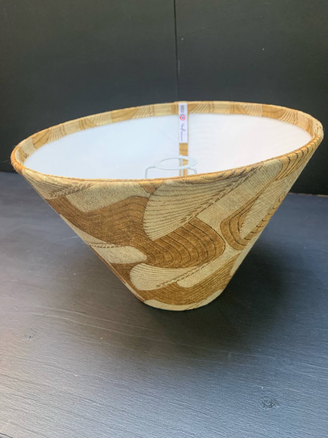 Art Deco style conical lampshade