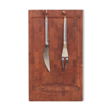 Danish cutting board and cutlery by Jens Quistgaard for Digsmed