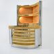 Bar set attributed to Willy Rizzo, 1970s.
