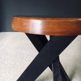 Modernist S31 Stool by Pierre Chapo, France, 1970s