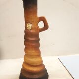 Beige/brown ceramic vase from the 60s