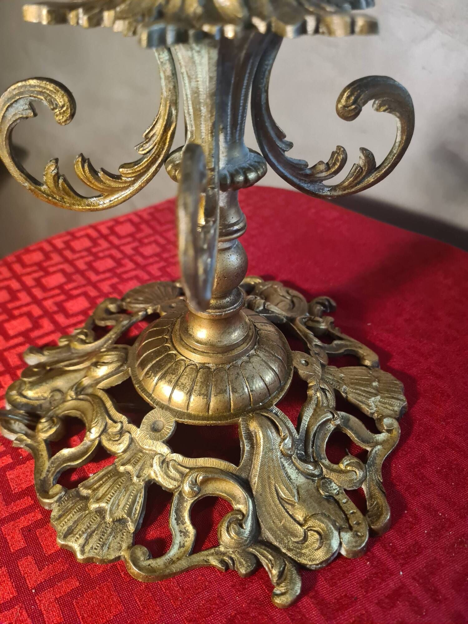 lampe bronze ciseler art nouveau abat jour opaline ancienne 44x23