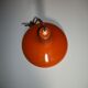 Vintage 70s suspension orange and stainless steel