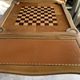 Beautiful extendable table drawers antique unique piece carved wood Chess Games art deco beautiful