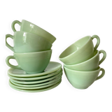 New Duralex opaline cups, 50s-60s