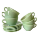 Tasses en opaline Duralex  neuves, années 50-60
