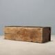 Antique walnut chest with a hinged lid, Italy, 17th century.