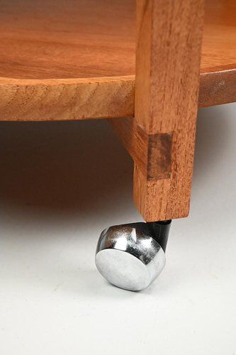 Vintage Oak Serving Trolley