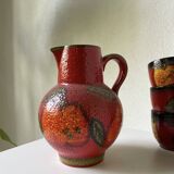 Scheurich German ceramic lemonade set