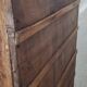 Antique wooden glass cabinet