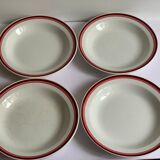 4 vintage HBCM plates