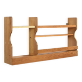 Pine wall-mounted sideboard, Les Arcs 1800, circa 1970