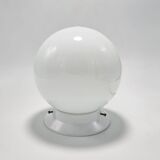 Opaline globe ceiling light