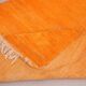 Tapis marocain vintage orange 174 x 255 cm - Tapis en laine berbère - Tapis fait main