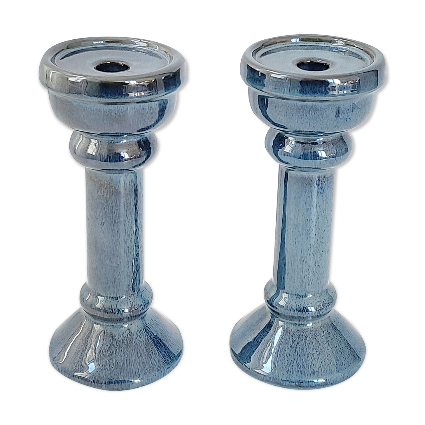 Pair of vintage candle holders 1960