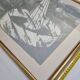 Original lithograph after Jean-Luc Poivret, "Flying Machine", 69 x 47 cm, framed, 1970s
