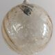 Amber bubble glass vintage pendant globe – 1960s/70s design