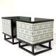 Pair Of Vienna Secession Cabinet Chairs By Josef Hoffmann For Wittmann