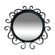 Miroir en fer forgé, années 50, L31 cm
