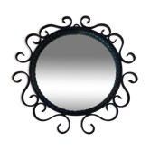 Wrought iron mirror, 50s, L31 cm