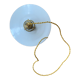 Suspension opaline blanche vintage