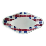 Saint Amand earthenware dish Art Deco style