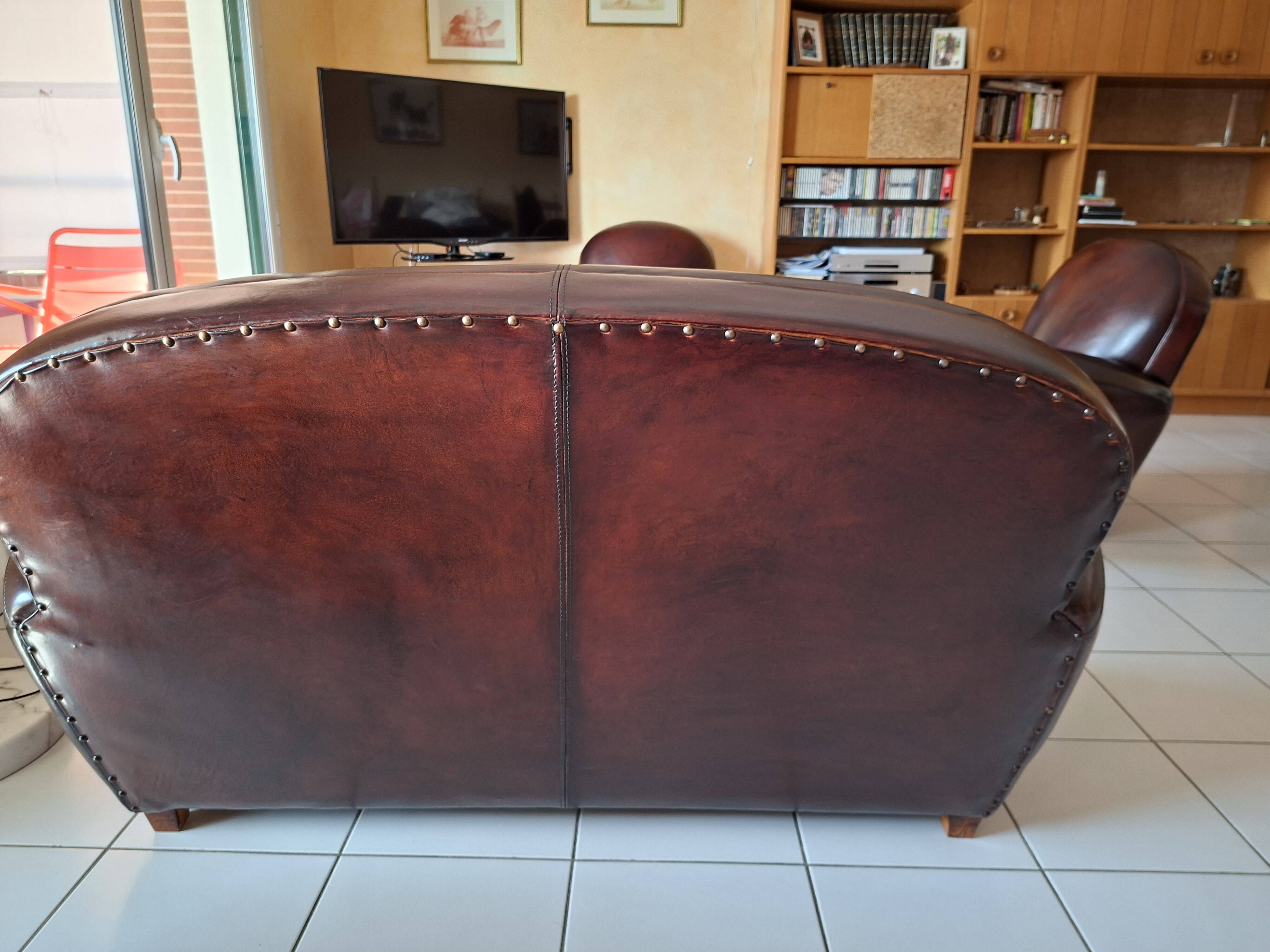 Leather living room set – Anjou Seat (Ralph) – St Nicolas model