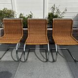 Chairs by Mies Van der Rohe, canework