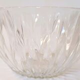 Glass bowl thick diamond pattern 70s