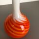 Pop Art "Flame" opaline Florence vase, 1970s, Italy