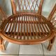 Fauteuil en rotin vintage